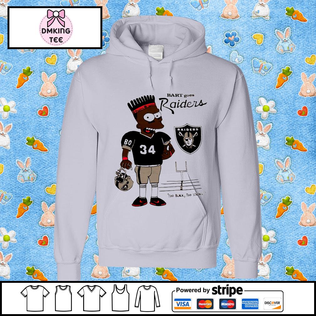 Bart Simpson goes Oakland Raiders shirt, hoodie, sweater, long