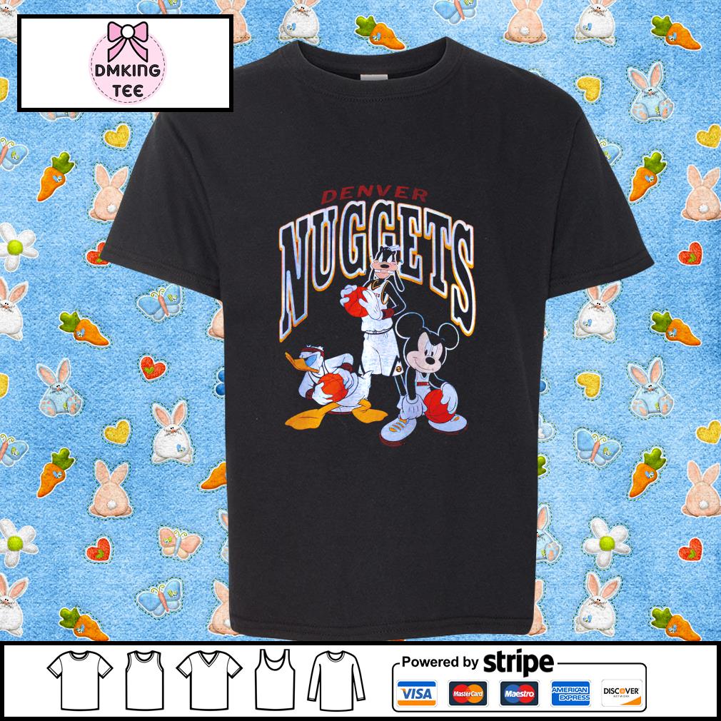 Denver Nuggets Junk Food Disney Mickey Squad NBA basketball shirt