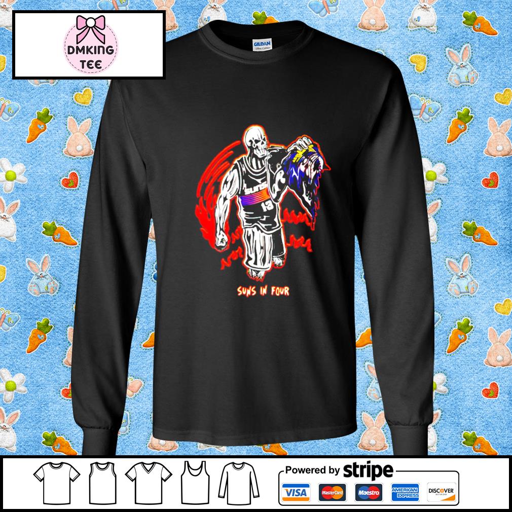 Suns in four skull fighter shirt, hoodie, sweater, longsleeve and