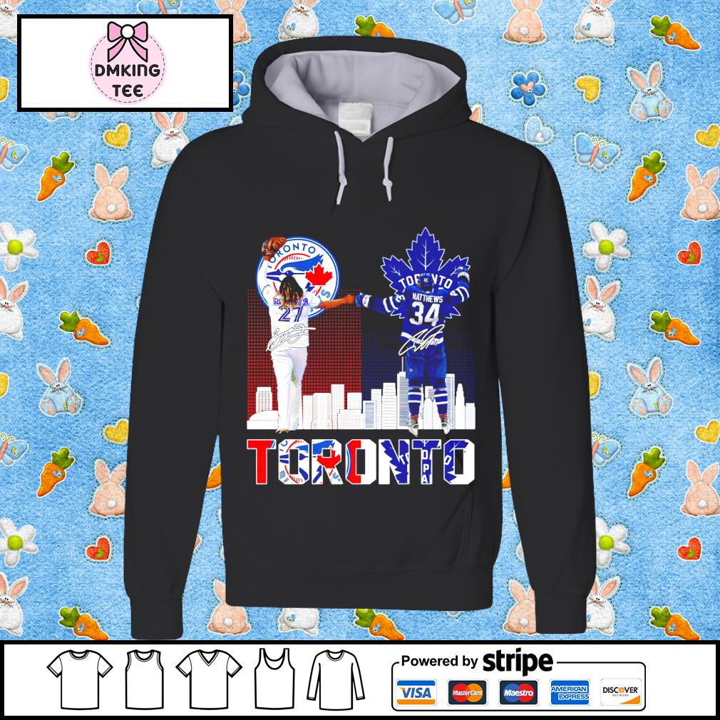 Toronto Sports Vladimir Guerrero Jr. And Auston Matthews Signatures shirt,  hoodie, sweater, long sleeve and tank top