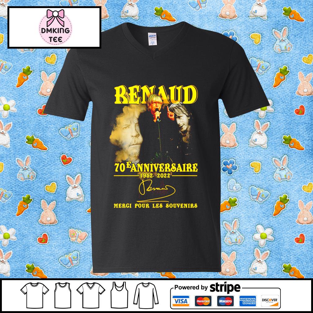 Dmkingtee Renaud 70e Anniversaire 1952 22 Signature Shirt Gongchashirt