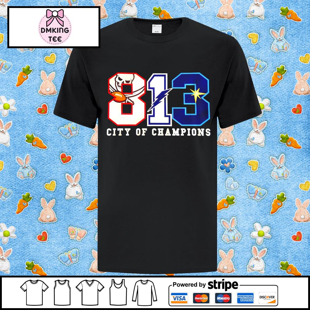 Tampa Bay 813 Buccaneers Lightning Rays shirt, hoodie, sweater