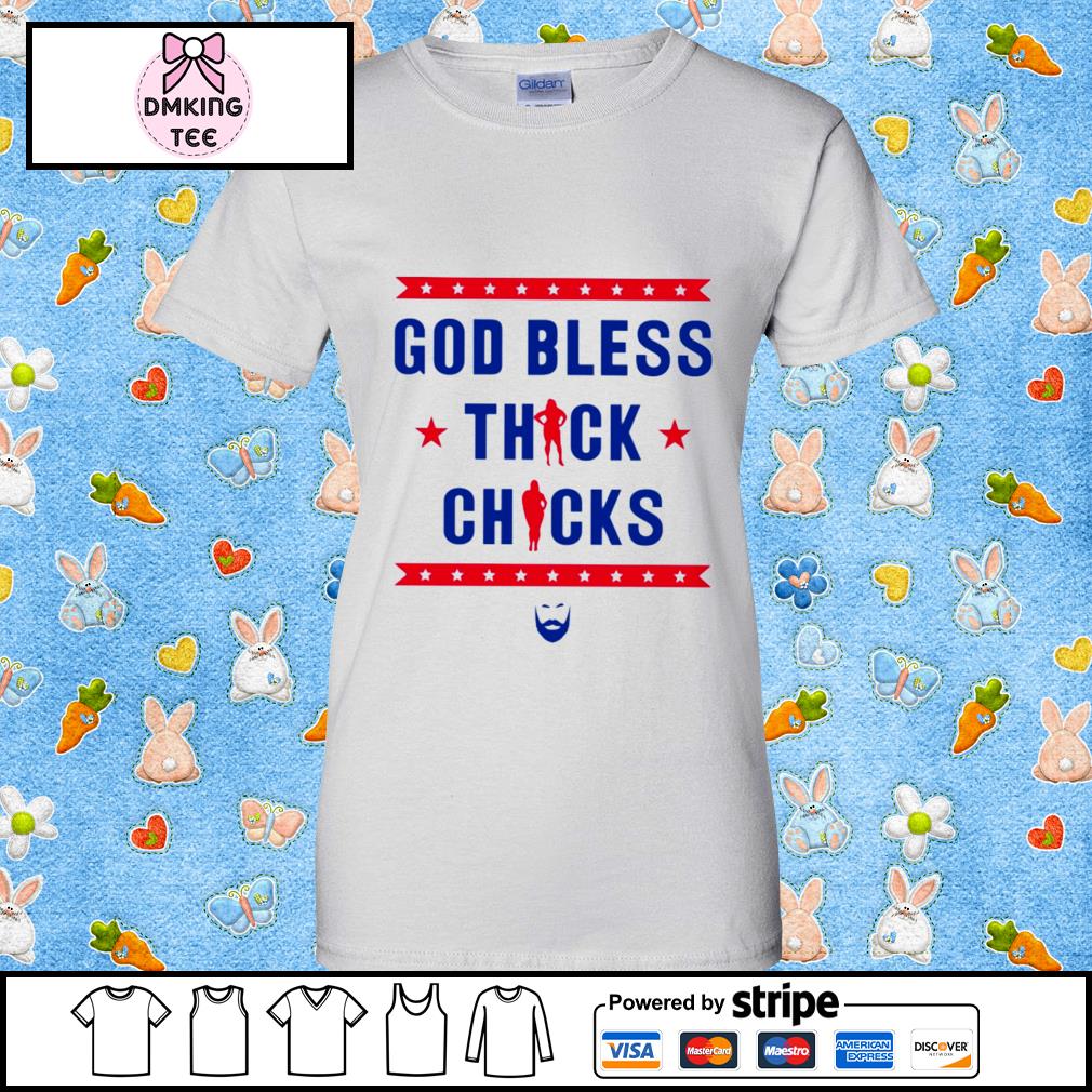 ginger billy god bless thick chicks t shirt