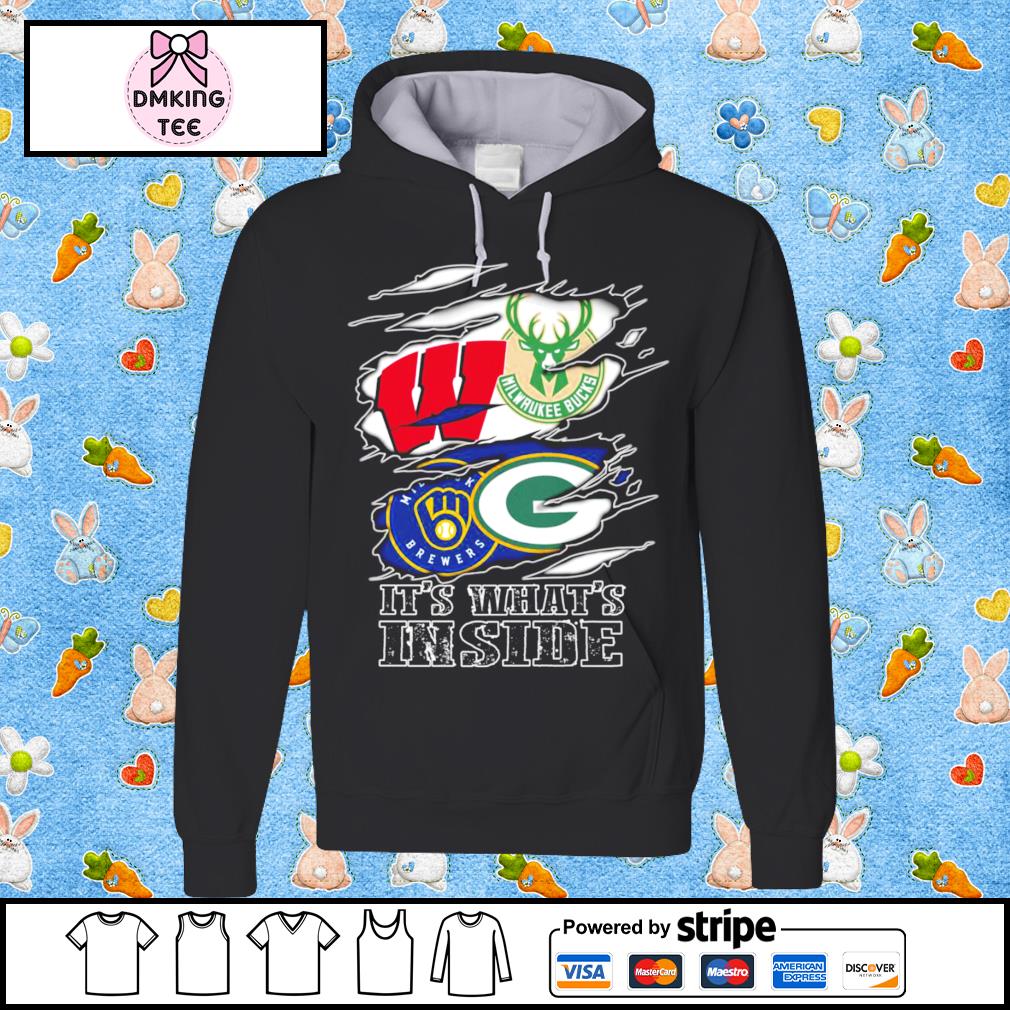 The Badgers Packers Brewers And Bucks Of The Wisconsin Sports Teams Shirt,  hoodie, sweater, long sleeve and tank top