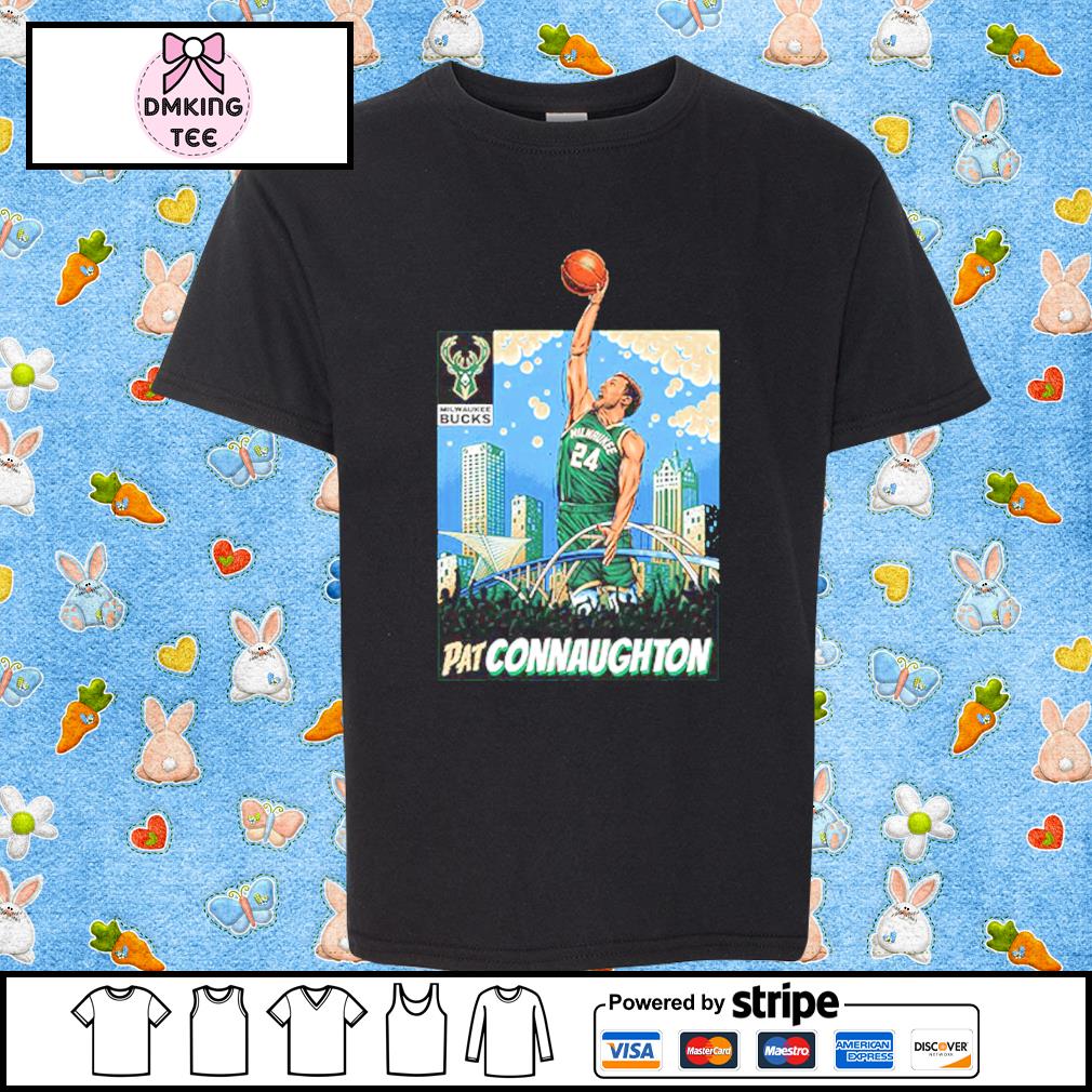 Item of the Game Pat Connaughton Skyline Milwaukee Bucks shirt