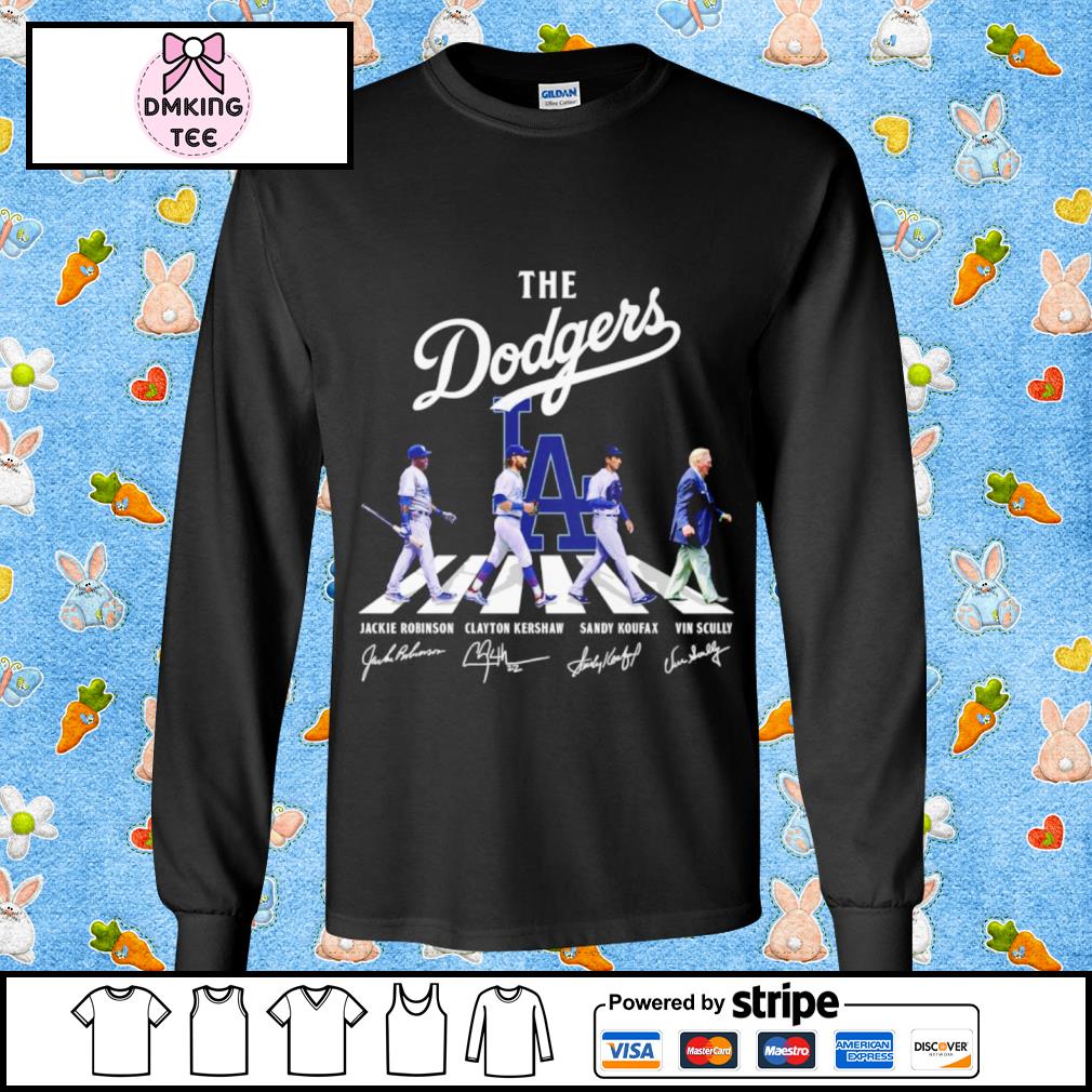 The Dodgers Abbey Road signatures shirt, hoodie, sweater, long sleeve and  tank top