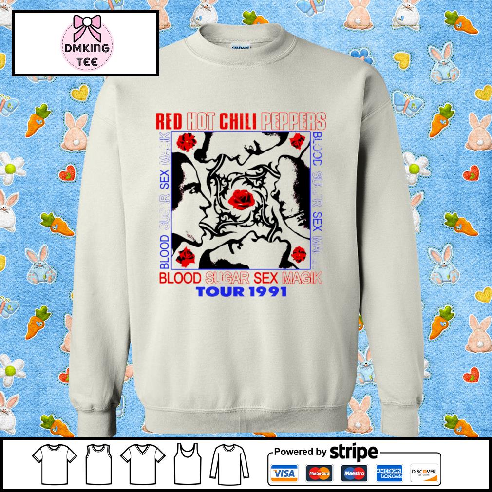 Red Hot Chili Peppers Style Blood Sugar Sex Magik World Tour 1991 Shirt,  hoodie, sweater, long sleeve and tank top