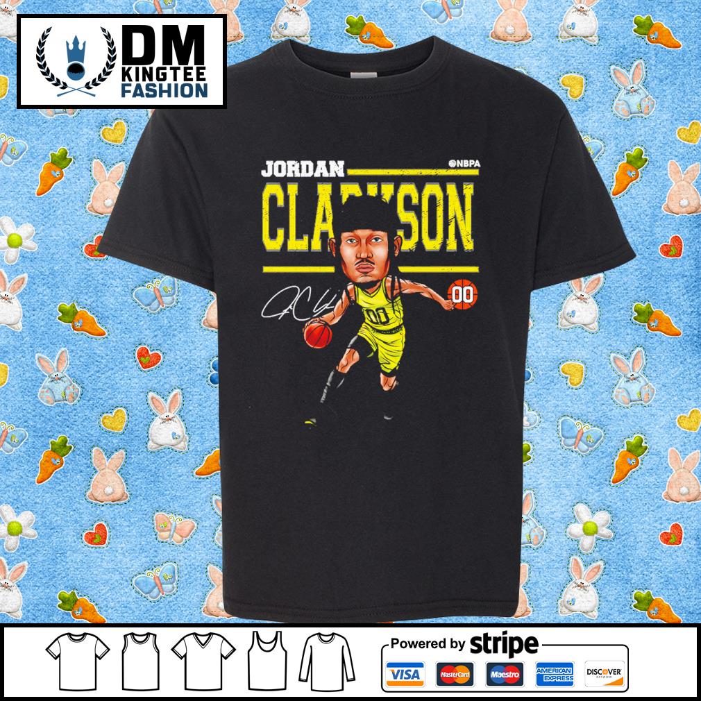 Jordan Clarkson Utah Cartoon Basketball Shirt t-shirt by To-Tee