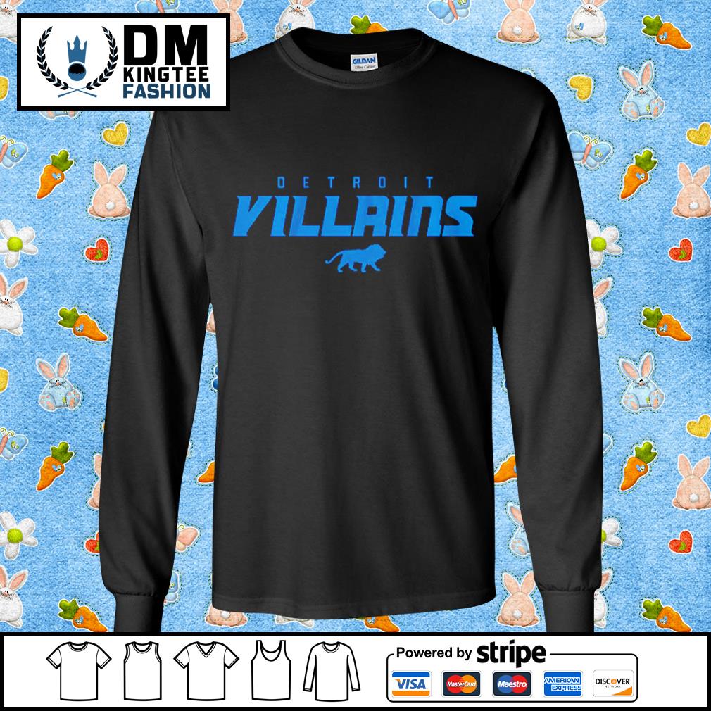 Detroit Lions Villians face mask shirt, hoodie, sweater, long sleeve and  tank top