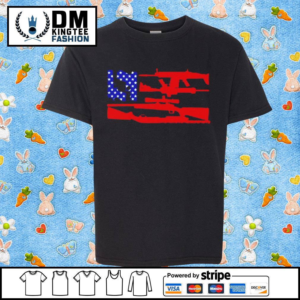 Gun Freedom Flag T-shirt