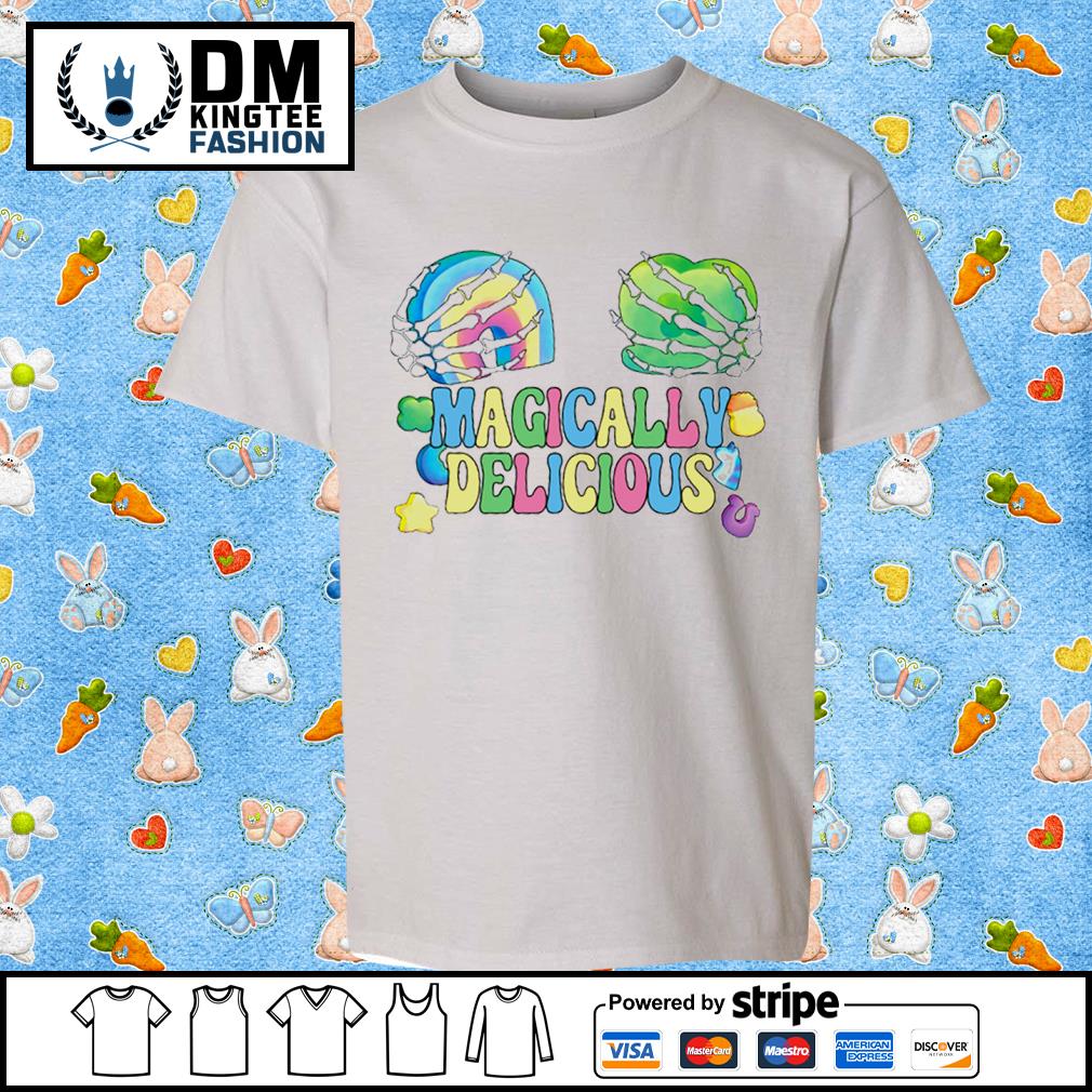 Magically Delicious St Patrick's Day Skeleton Hands Holding Shirt