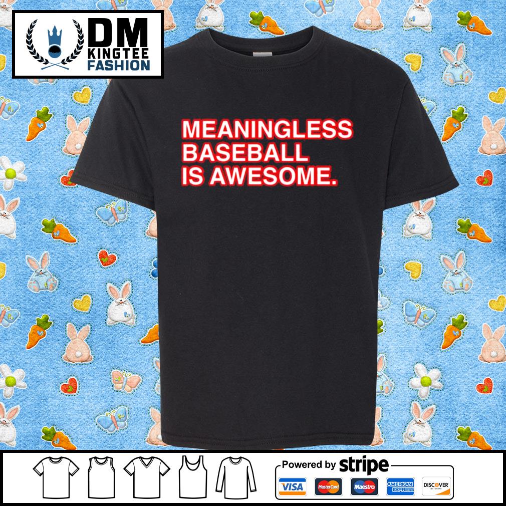 Meaningless Baseball Is Awesome T-shirt