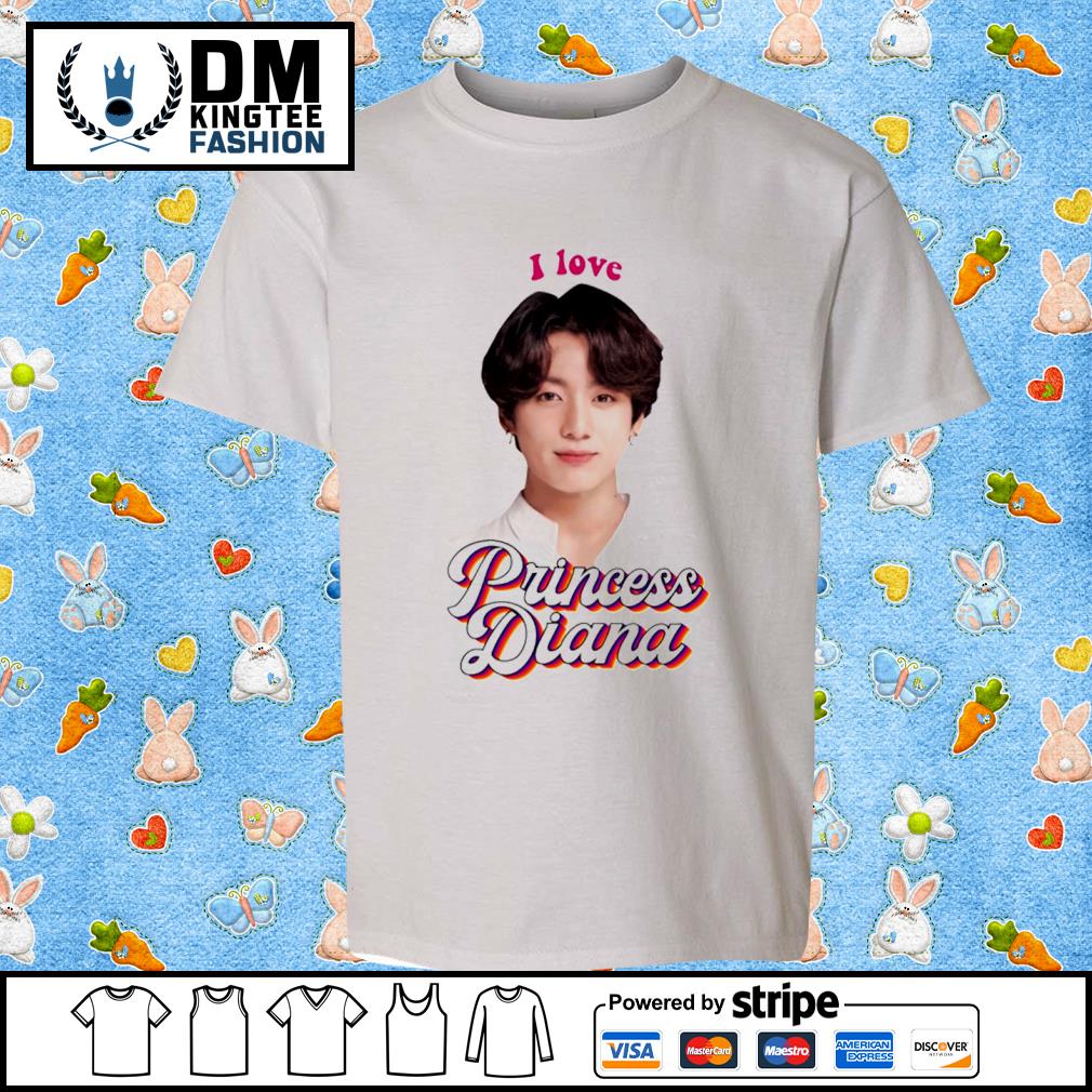 Official I Love Princess Diana Jungkook Shirt