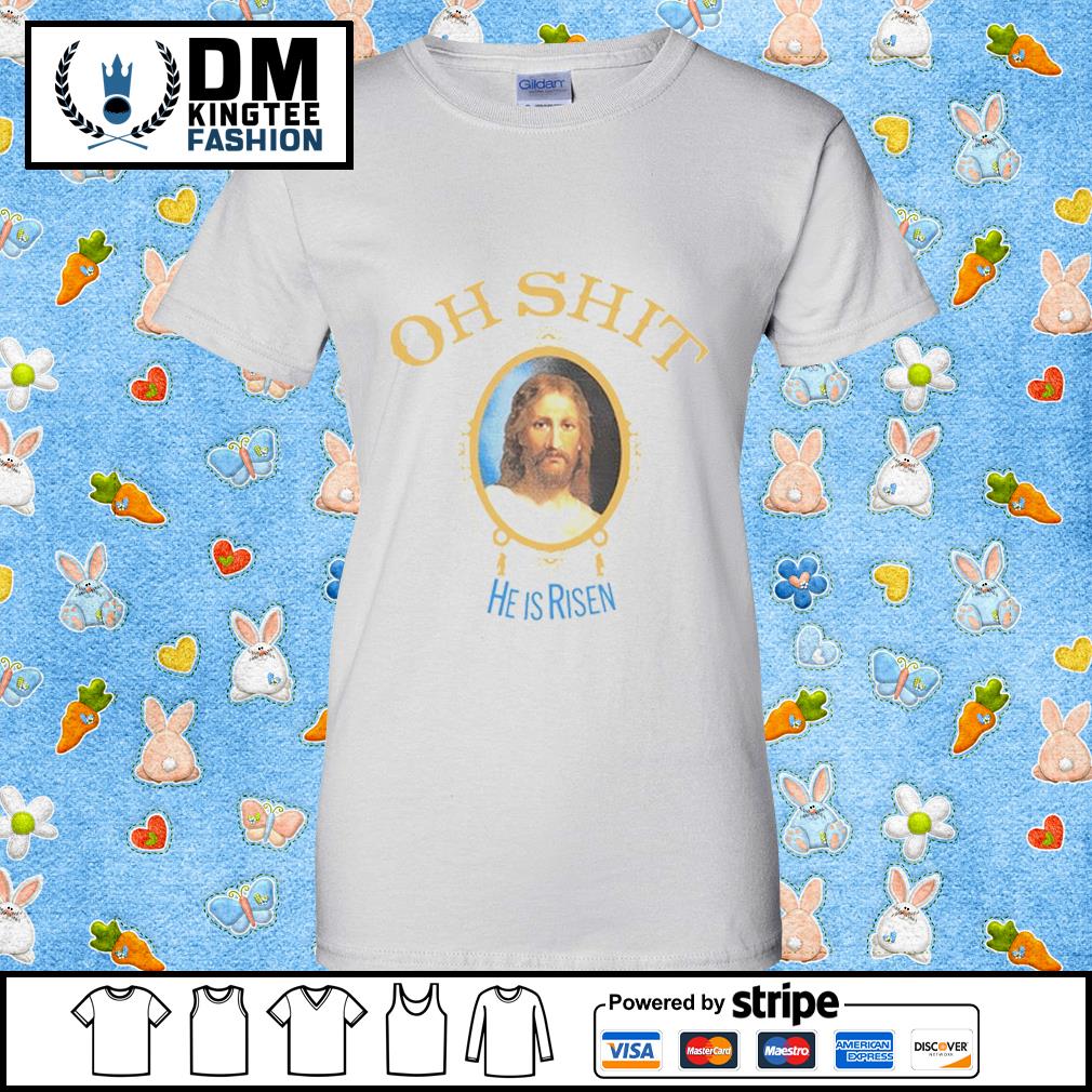 Saint Michael Oh Shit Jesus He Is Risen Shirt, hoodie, sweater