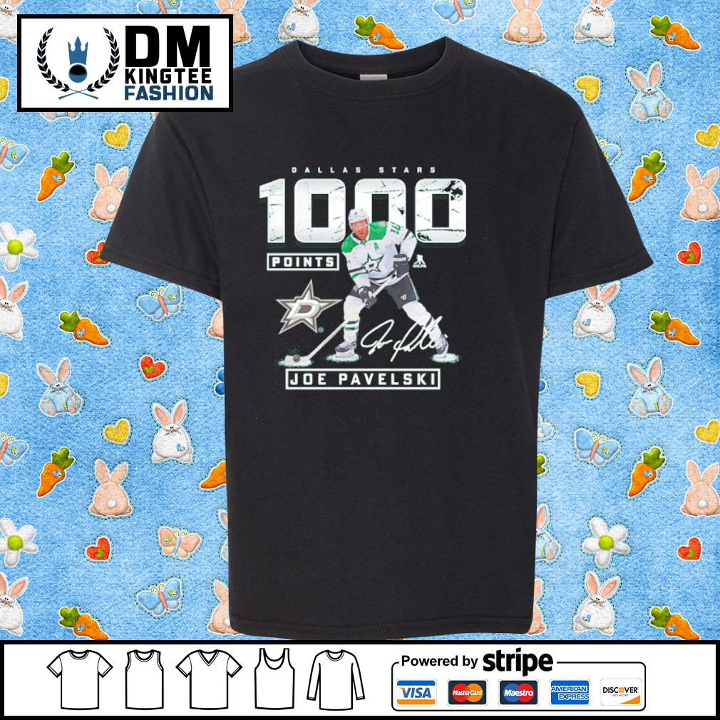 Joe Pavelski Dallas Stars 1,000 Career Points shirt
