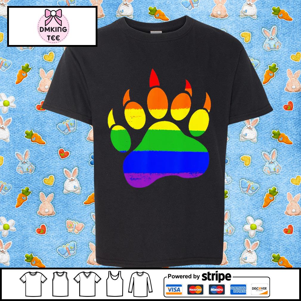 Gay Bear Paw Pride LGBT Pride Polar Cubs T Shirt - Bring Your