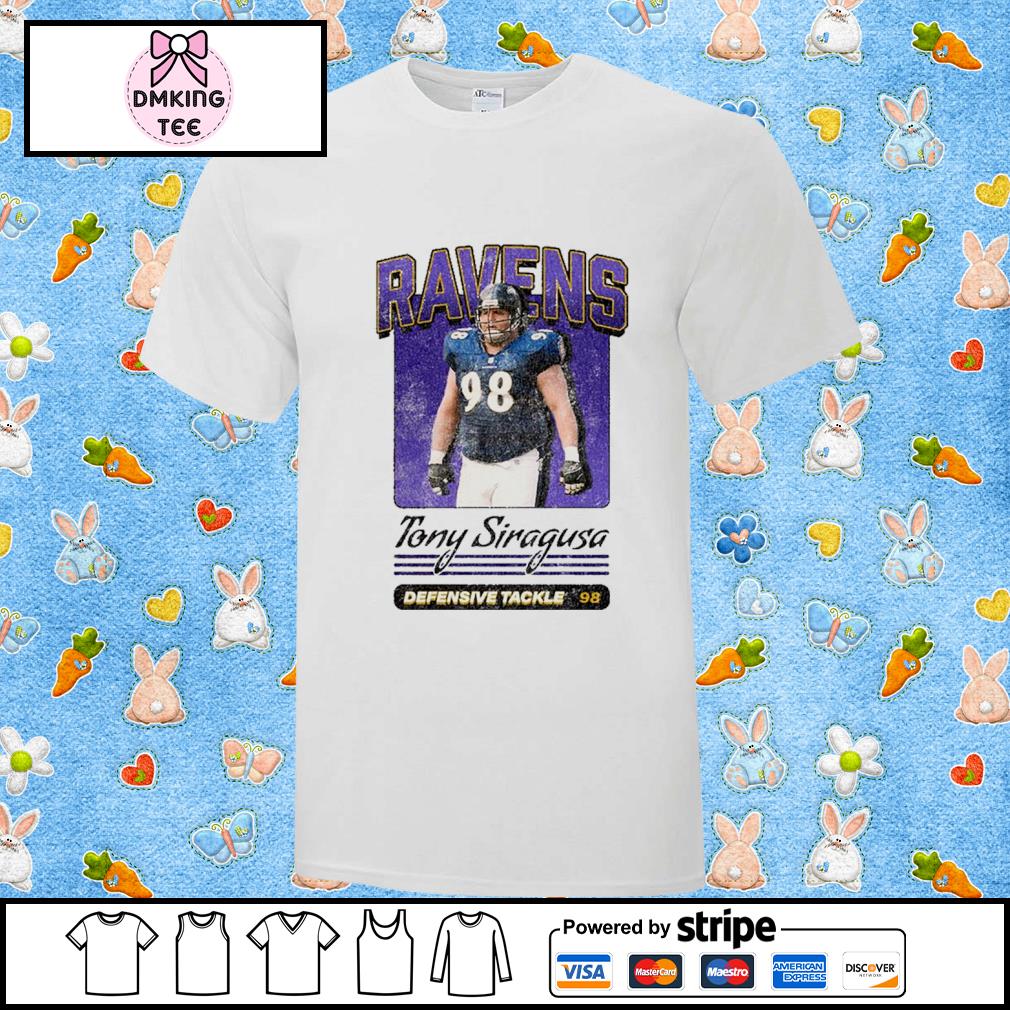 Tony Siragusa Sportr Art Ravens Football Shirt - Limotees