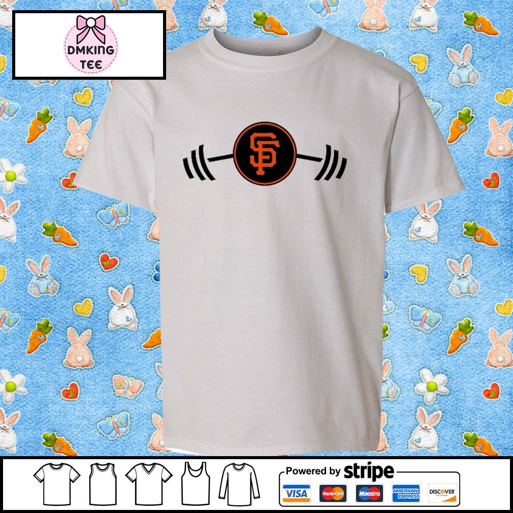 Mitch Haniger Wearing San Francisco Giants Barbell T-shirt,Sweater