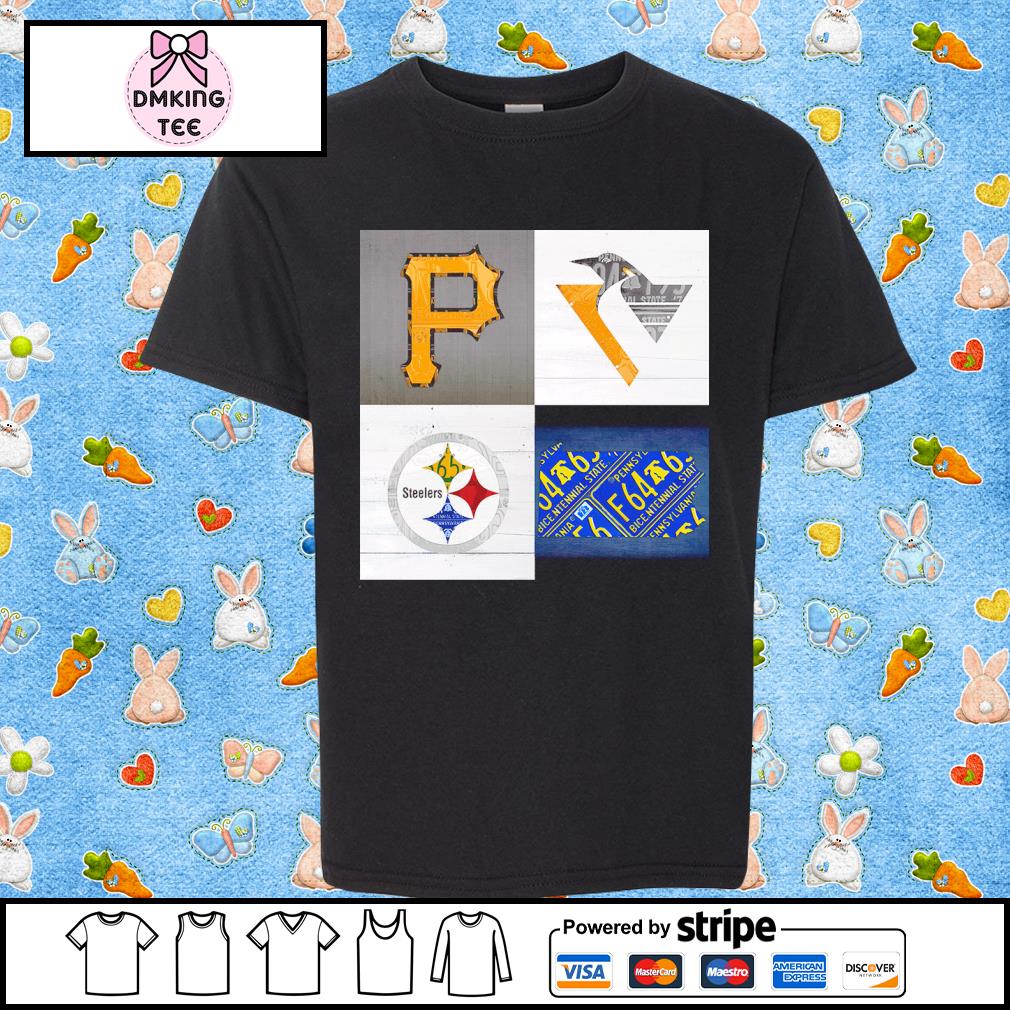 Pittsburgh Sports Team Logo Art Plus Pennsylvania Map Pirates