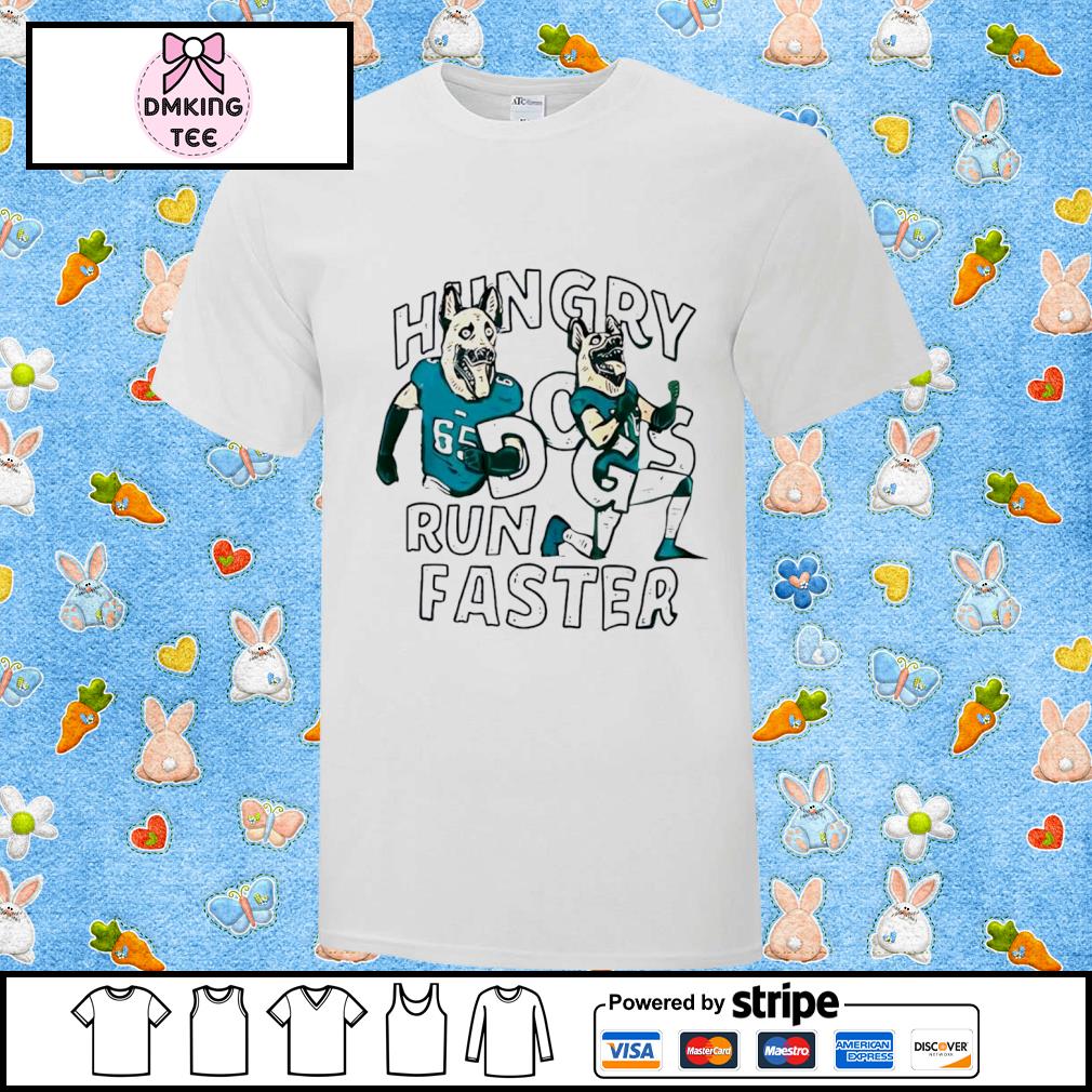 Lane johnson and chris long hungry dogs run faster shirt