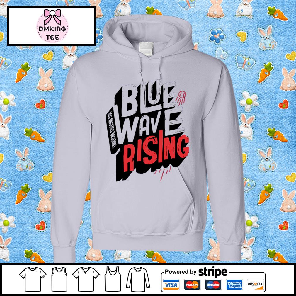 Blue Wave Rising Los Angeles Dodgers Shirt, hoodie, sweater, long