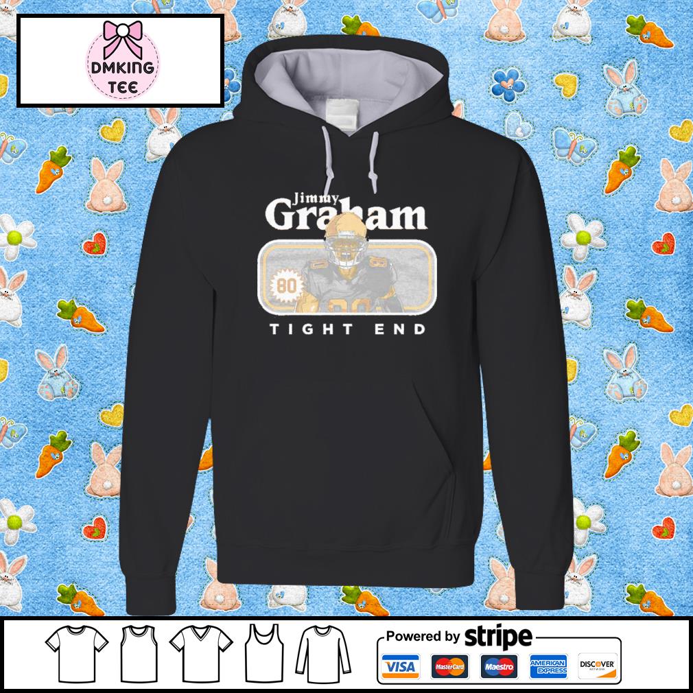 Jimmy Graham 80 New Orleans Saints football font text shirt, hoodie,  sweater, long sleeve and tank top