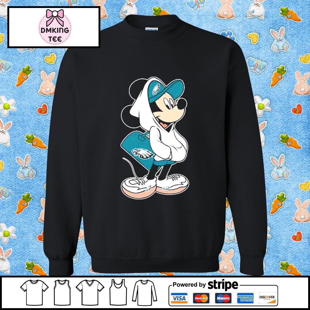 Nfl Philadelphia Eagles Mickey Mouse And Minnie Mouse T-shirt,Sweater,  Hoodie, And Long Sleeved, Ladies, Tank Top