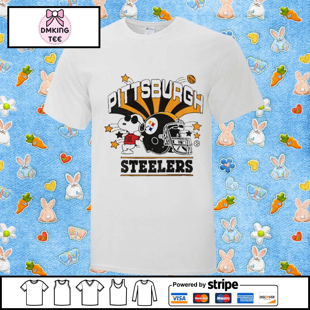 Snoopy Joe Cool Pittsburgh Steelers Shirt - High-Quality Printed Brand