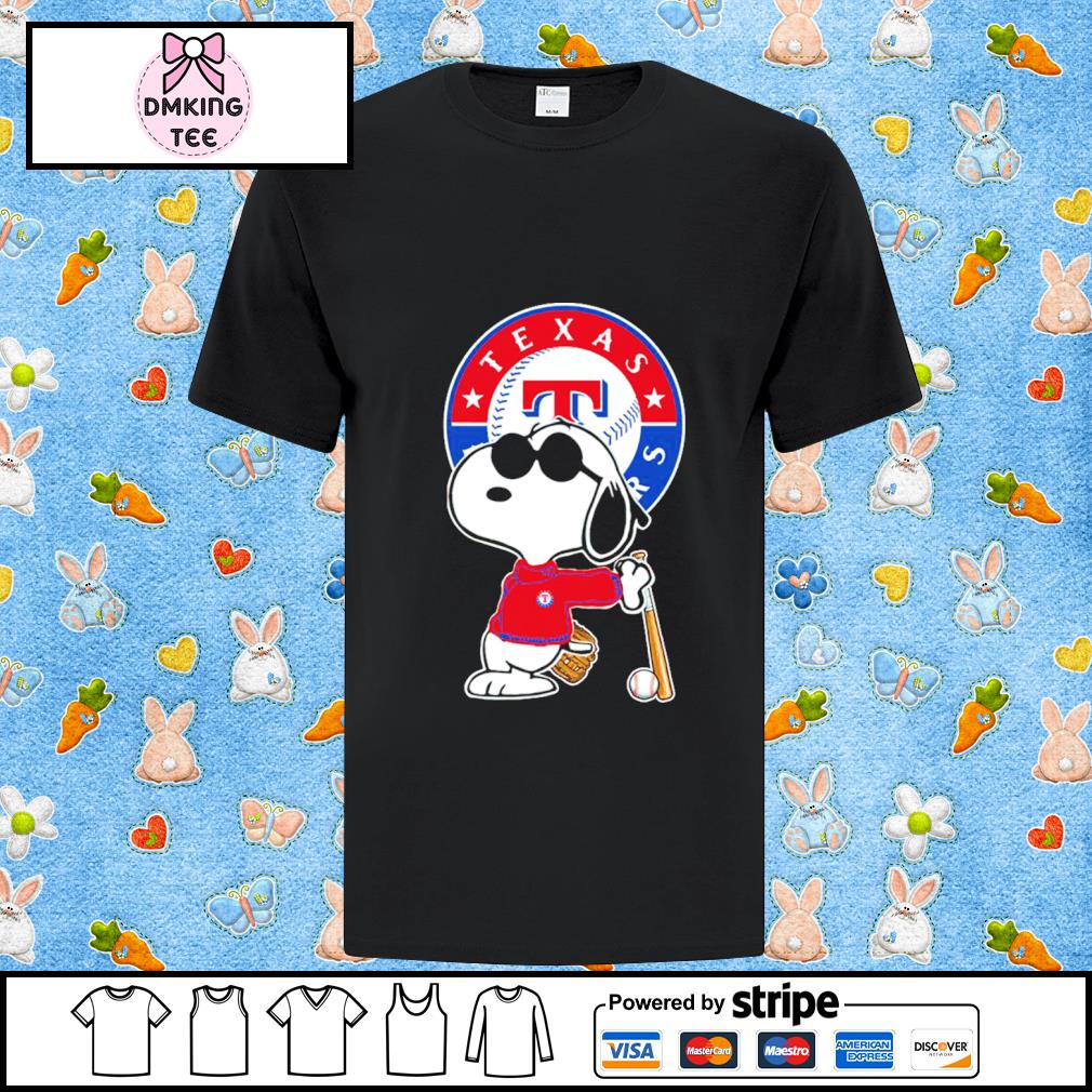 Texas Rangers MLB X Snoopy Dog Peanuts baseball shirt, hoodie, sweater,  long sleeve and tank top