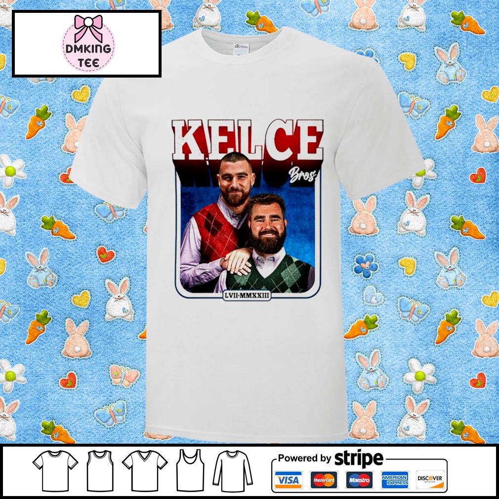 Kelce brothers Jason Kelce and Travis Kelce exchange clothes shirt, hoodie,  sweater, long sleeve and tank top