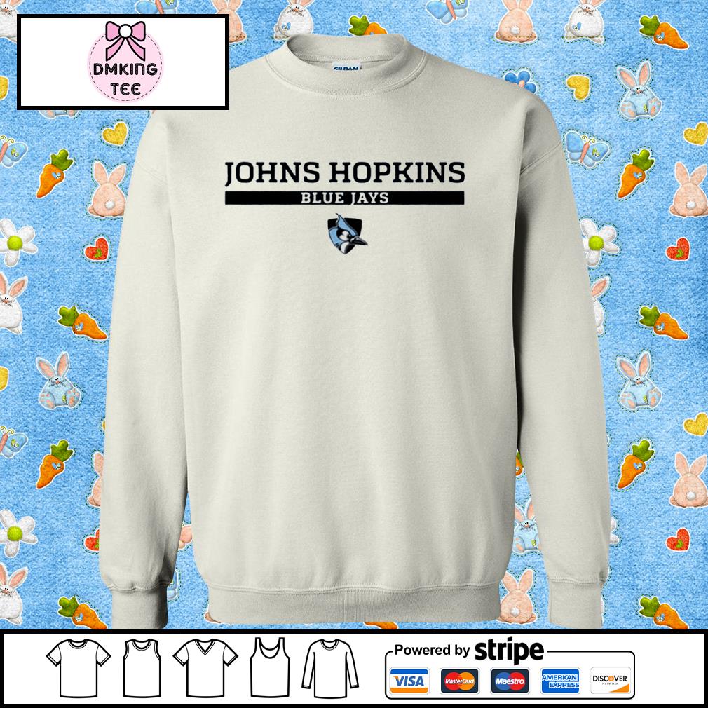 Men's Champion Gray Johns Hopkins Blue Jays Icon Logo