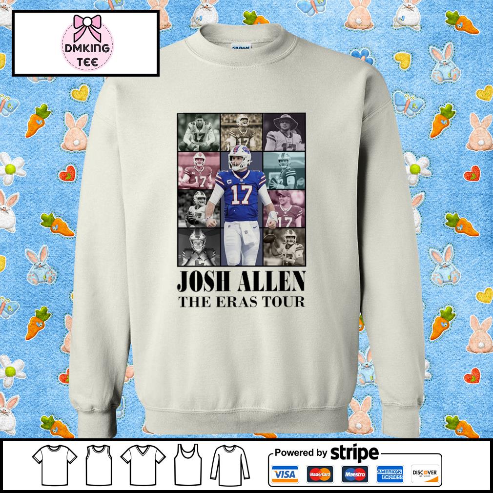 Josh Allen 17 Buffalo Bills Crewneck Sweatshirt Allen Shirt 