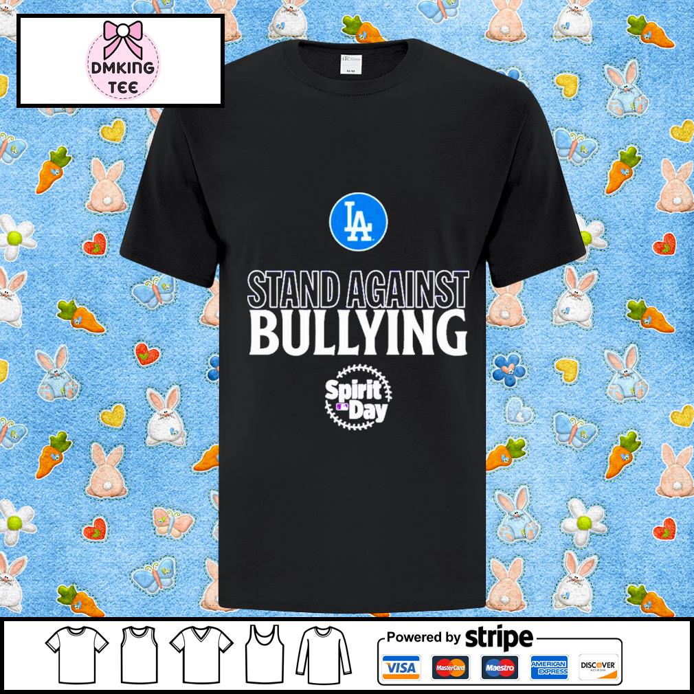 Premium Los Angeles Dodgers Spirit day stand against bullying shirt -  NemoMerch