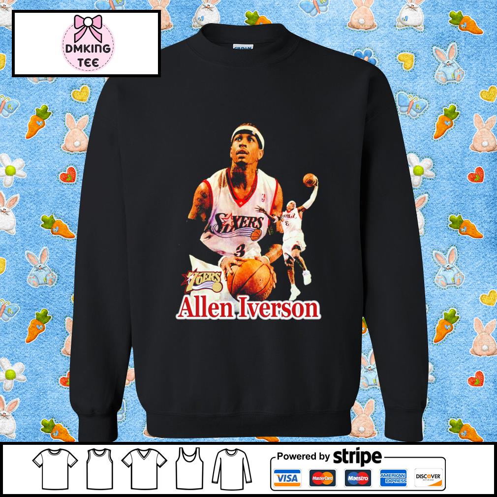 Allen Iverson Philadelphia 76ers Sixers Basketball vintage shirt, hoodie,  sweater, long sleeve and tank top