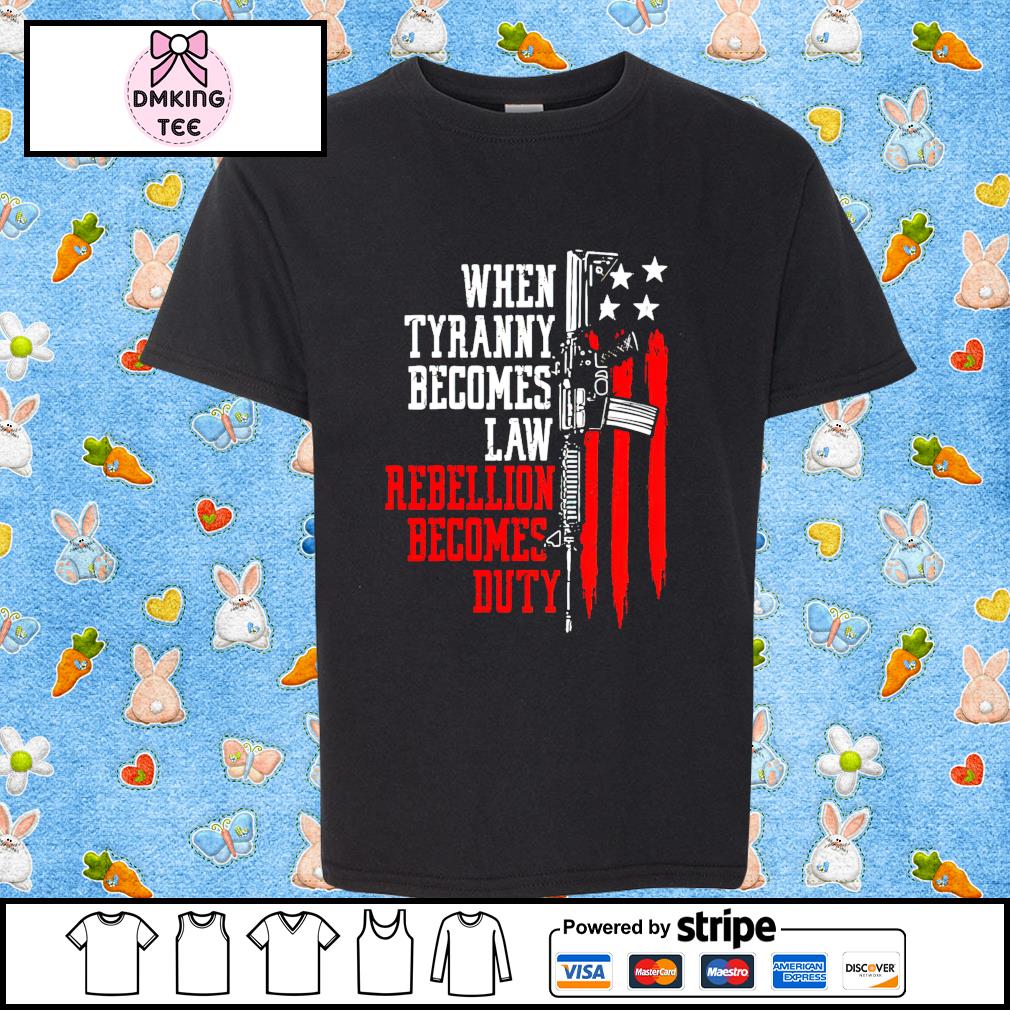 rebellion becomes duty shirt